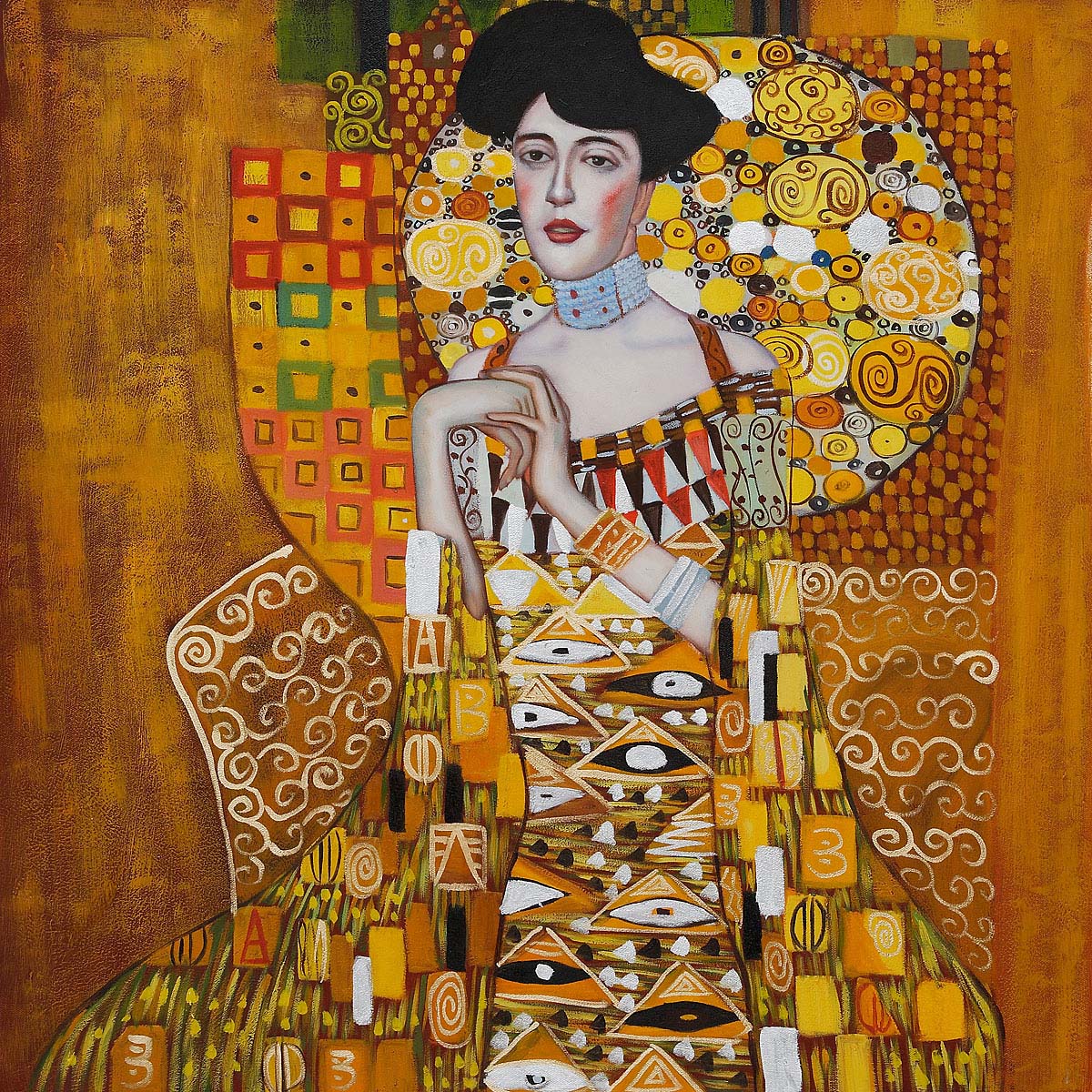 Portrait of Adele Bloch-Bauer I by Gustav Klimt